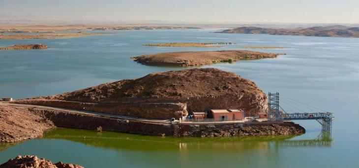 Prise d'eau, Barrage Mansour Dahbi, Ouarzazate